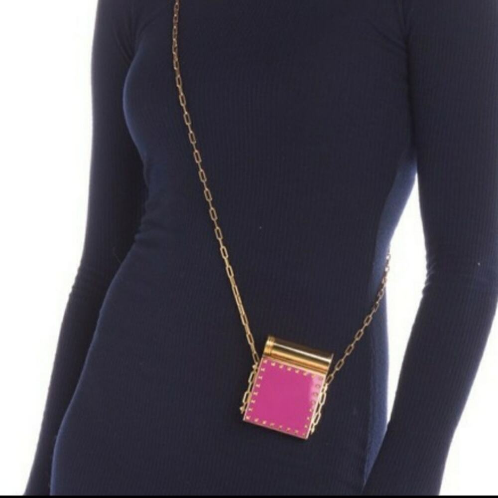Valentino Minaudiere pink Rockstud crossbody bag